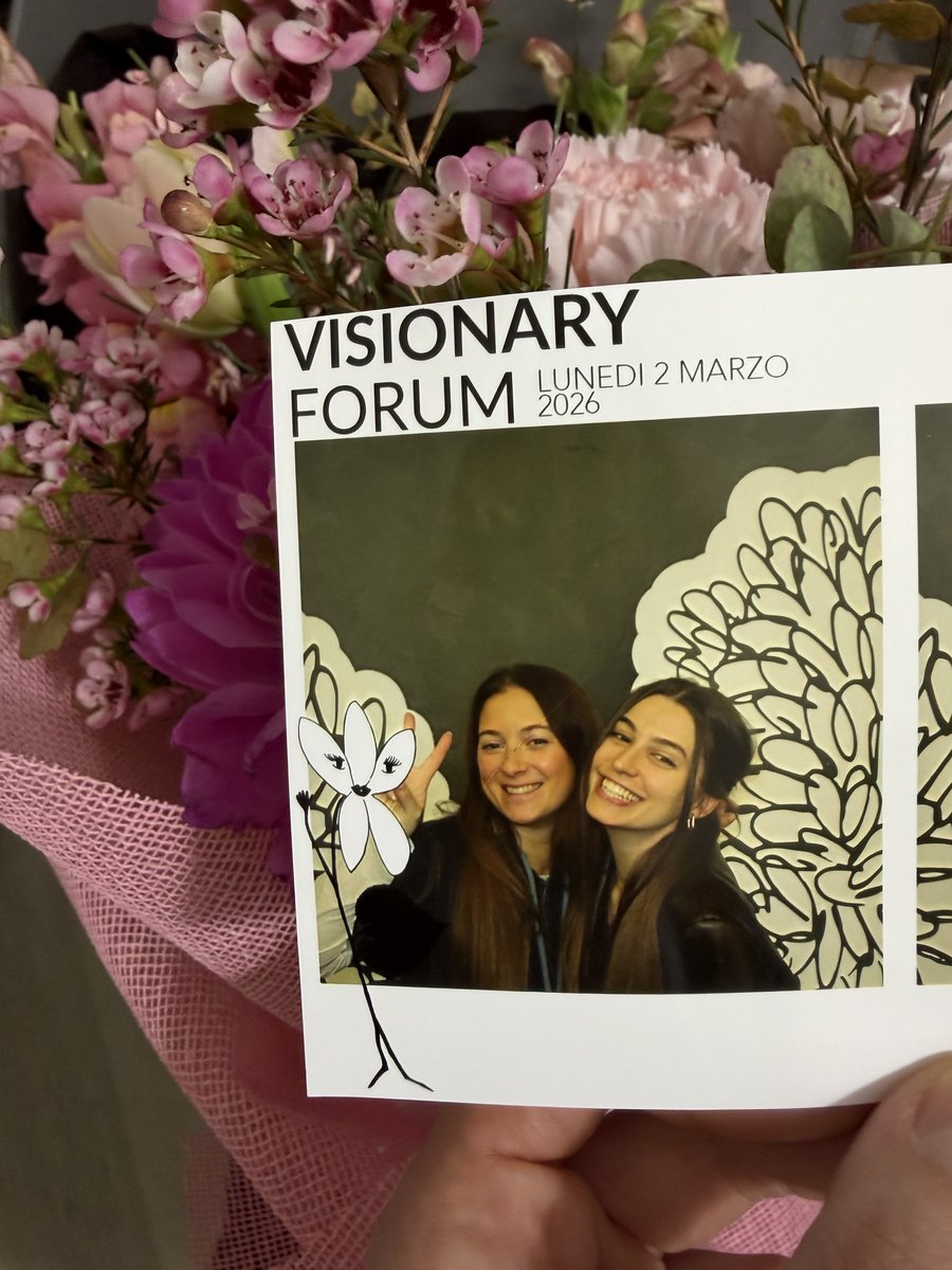 Davines Visionary Forum, with a colleague