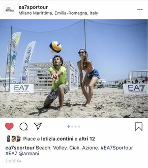 Armani Summer Tour, posted on the EA7 Sportour account